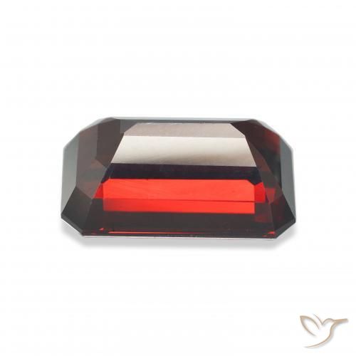 Granato Almandino Rosso scuro naturale da 10.32 ct, Ottagonale / Taglio smeraldo, VVS-VS