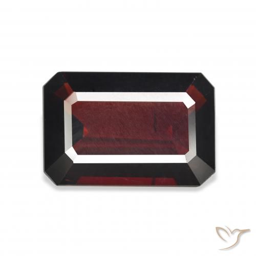 9.36ct Naturale Rosso scuro Granato Almandino, Taglio smeraldo, VS