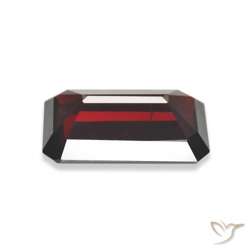 Granato Almandino Rosso scuro naturale da 9.36 ct, Ottagonale / Taglio smeraldo, VS