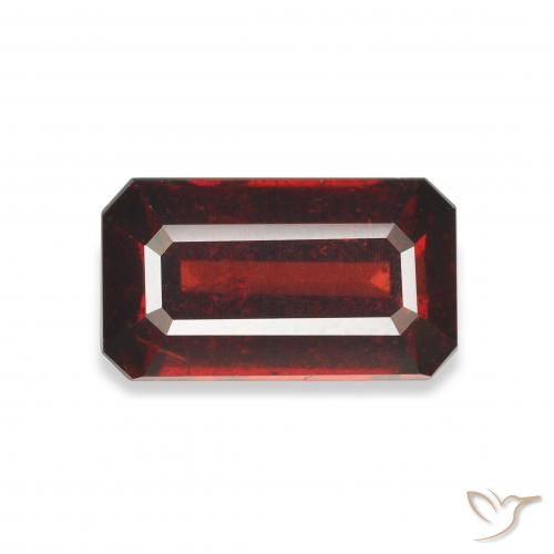 4.20ct Naturale Rosso Sangue Profondo Granato Almandino, Taglio smeraldo, VS