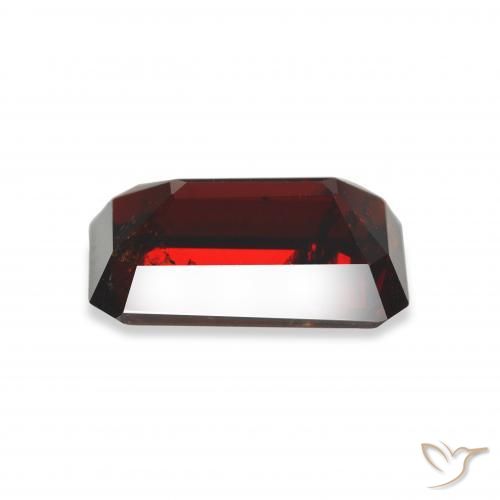 Granato Almandino Rosso nerastro naturale da 5.94 ct, Ottagonale / Taglio smeraldo, VS-SI
