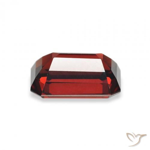 Granato Almandino Rosso scuro naturale da 2.38 ct, Ottagonale / Taglio smeraldo, VVS-VS