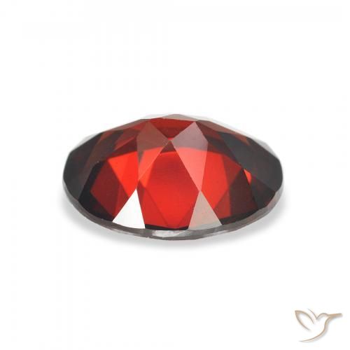 Granato Almandino Rosso scuro naturale da 2.83 ct, Ovale, VVS-VS