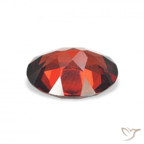 Granato Almandino Rosso medio naturale da 2.98 ct, Ovale, VVS-VS