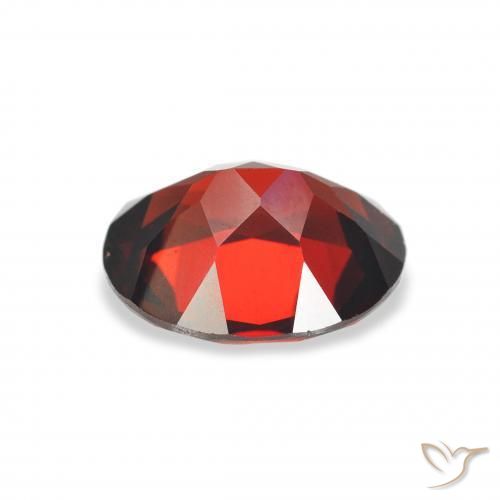 Granato Almandino Rosso scuro naturale da 3.16 ct, Ovale, VVS-VS