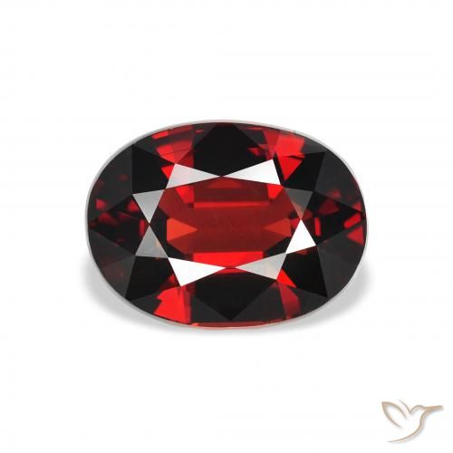 3.56ct Naturale Rosso scuro Granato Almandino, Ovale, VS