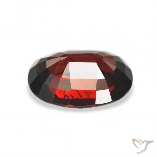 Granato Almandino Rosso scuro naturale da 4.28 ct, Ovale, VS