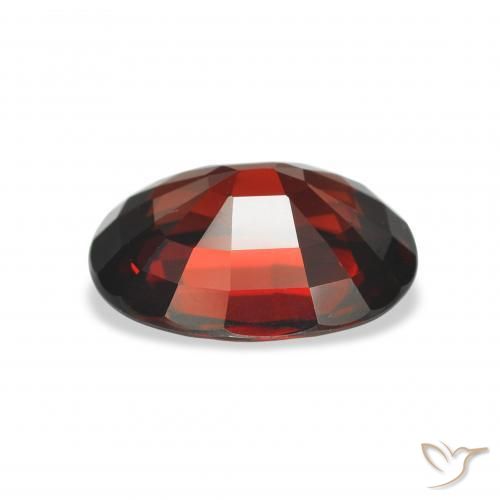 Granato Almandino Rosso scuro naturale da 4.22 ct, Ovale, VVS-VS