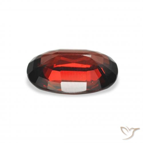 Granato Almandino Rosso scuro naturale da 3.19 ct, Ovale, VS