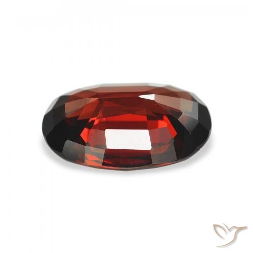 Granato Almandino Rosso scuro naturale da 3.13 ct, Ovale, VS