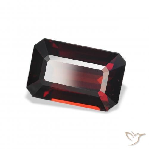 Granato Almandino Rosso scuro naturale da 6.03 ct, Ottagonale / Taglio smeraldo, VVS
