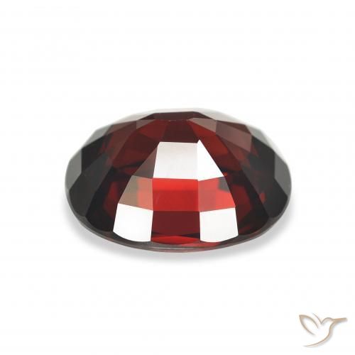 Granato Almandino Rosso scuro naturale da 5.04 ct, Ovale, VS