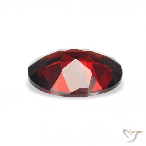 Granato Almandino Rosso scuro naturale da 2.07 ct, Ovale, VVS-VS