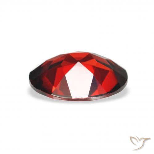 Granato Almandino Rosso scuro naturale da 1.94 ct, Ovale, VVS-VS