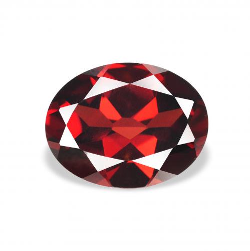 2.30ct Naturale Rosso scuro Granato Almandino, Ovale, VVS-VS