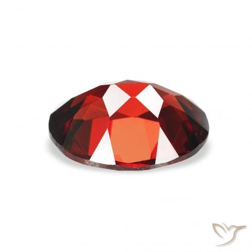 Granato Almandino Rosso Sangue Profondo naturale da 2.12 ct, Ovale, VVS-VS