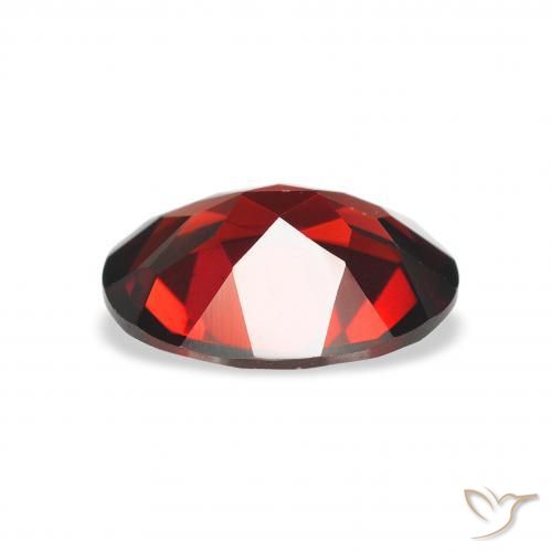 Granato Almandino Rosso scuro naturale da 2.03 ct, Ovale, VVS-VS
