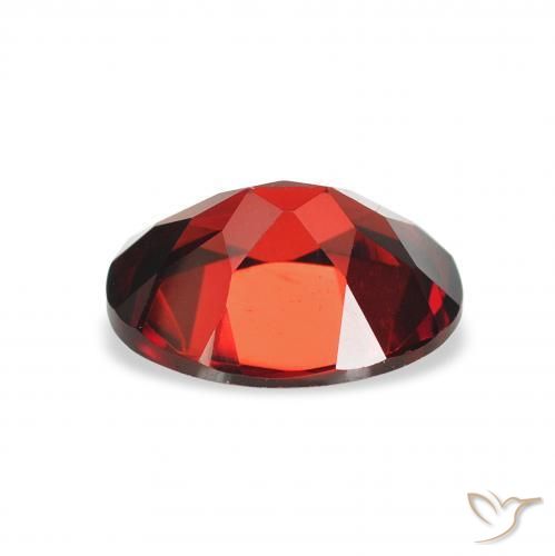 Granato Almandino Rosso scuro naturale da 2.20 ct, Ovale, VVS-VS