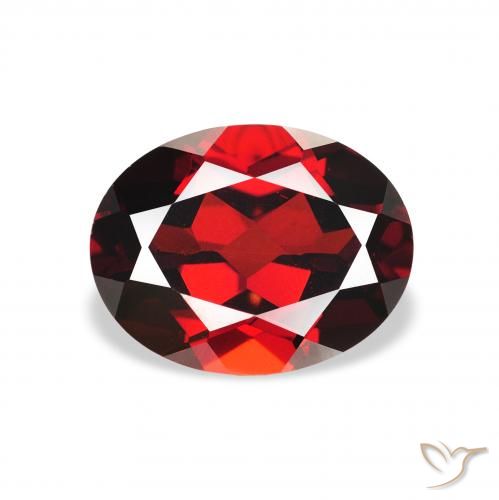 2.42ct Naturale Rosso scuro Granato Almandino, Ovale, VS