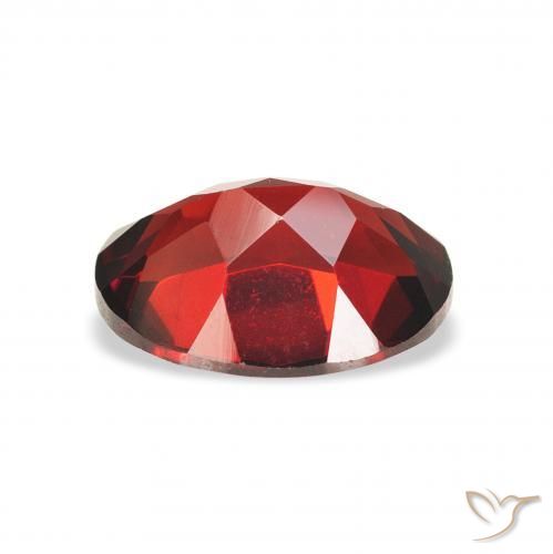 Granato Almandino Rosso scuro naturale da 2.42 ct, Ovale, VS