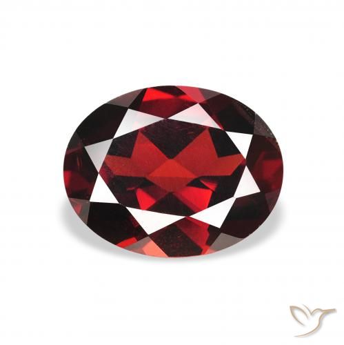 2.24ct Naturale Rosso scuro Granato Almandino, Ovale, VS