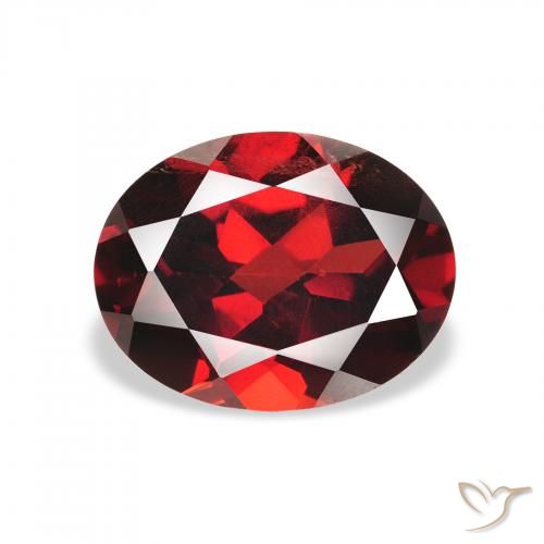 2.33ct Naturale Rosso scuro Granato Almandino, Ovale, VS