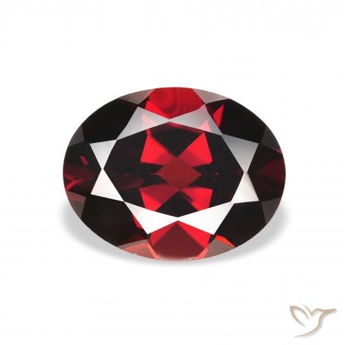 2.41ct Naturale Rosso scuro Granato Almandino, Ovale, VS