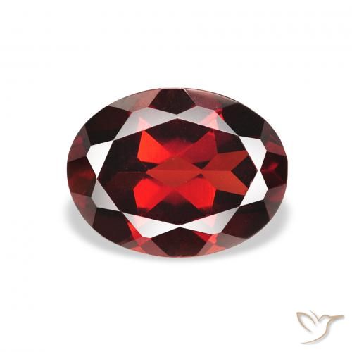 2.07ct Naturale Rosso scuro Granato Almandino, Ovale, VS