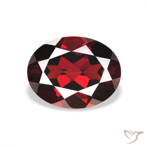 2.45ct Naturale Rosso scuro Granato Almandino, Ovale, VS