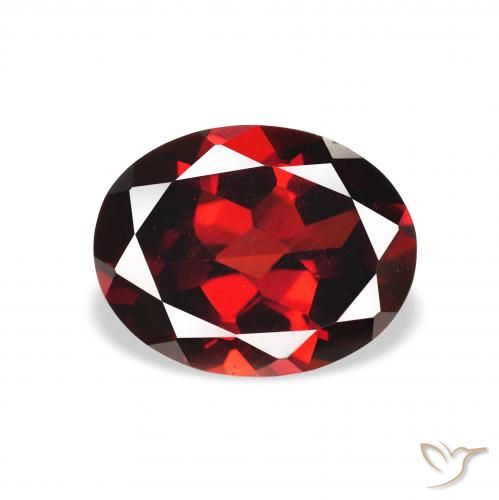 2.03ct Naturale Rosso scuro Granato Almandino, Ovale, VS