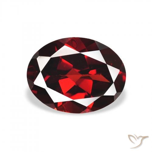 1.96ct Naturale Rosso scuro Granato Almandino, Ovale, VS