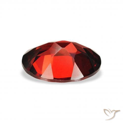 Granato Almandino Rosso scuro naturale da 2.03 ct, Ovale, VS