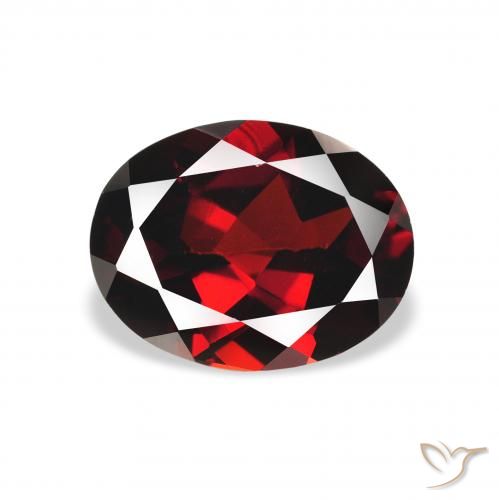 2.30ct Naturale Rosso scuro Granato Almandino, Ovale, VS