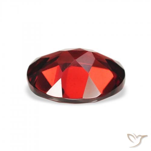 Granato Almandino Rosso scuro naturale da 2.19 ct, Ovale, VVS-VS