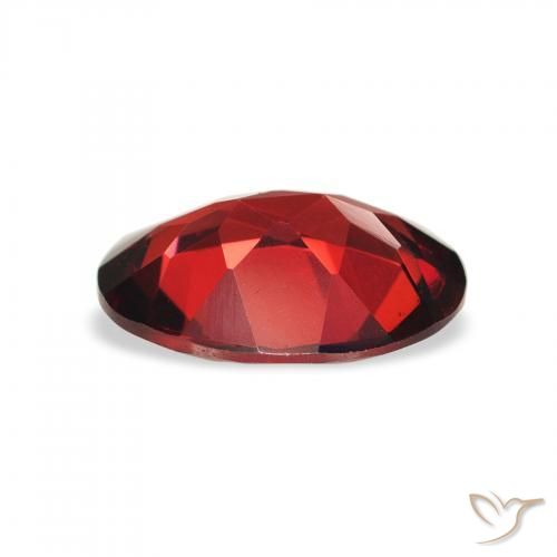 Granato Almandino Rosso scuro naturale da 1.84 ct, Ovale, VVS-VS