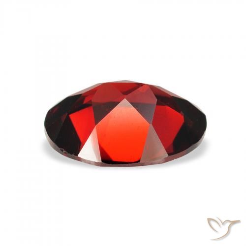 Granato Almandino Rosso scuro naturale da 2.07 ct, Ovale, VVS-VS