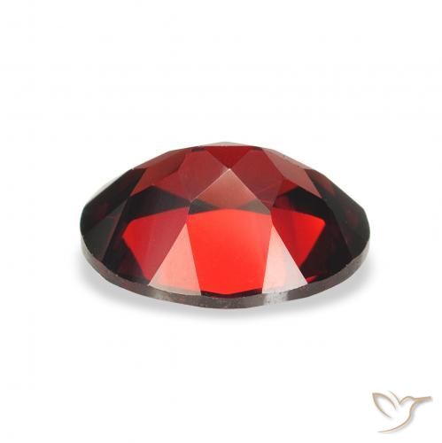 Granato Almandino Rosso scuro naturale da 2.12 ct, Ovale, VVS-VS