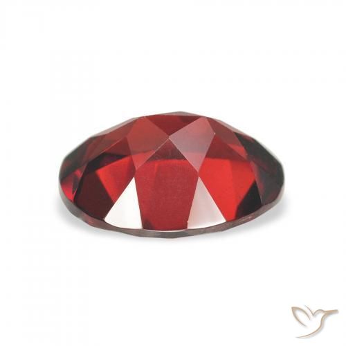 Granato Almandino Rosso scuro naturale da 2.09 ct, Ovale, VVS-VS