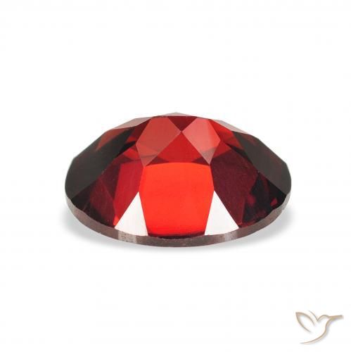Granato Almandino Rosso scuro naturale da 2.26 ct, Ovale, VVS-VS