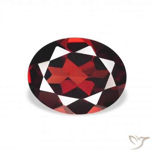 1.98ct Naturale Rosso Sangue Profondo Granato Almandino, Ovale, VS