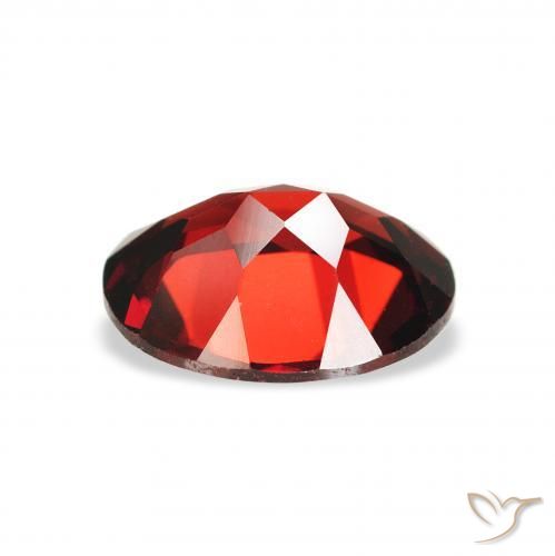Granato Almandino Rosso Sangue Profondo naturale da 1.98 ct, Ovale, VS