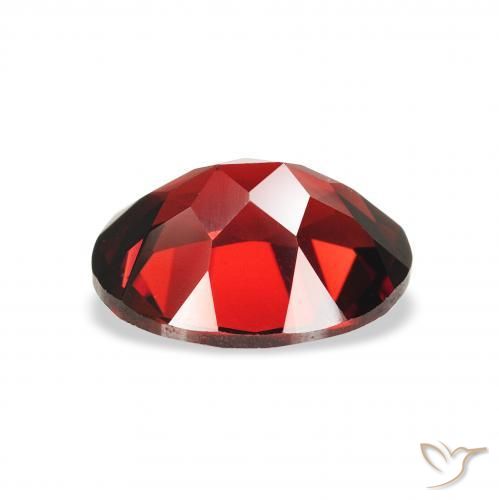 Granato Almandino Rosso scuro naturale da 2.37 ct, Ovale, VVS-VS