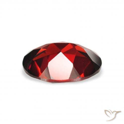 Granato Almandino Rosso scuro naturale da 2.15 ct, Ovale, VVS-VS