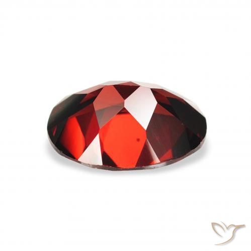 Granato Almandino Rosso scuro naturale da 2.18 ct, Ovale, VVS-VS
