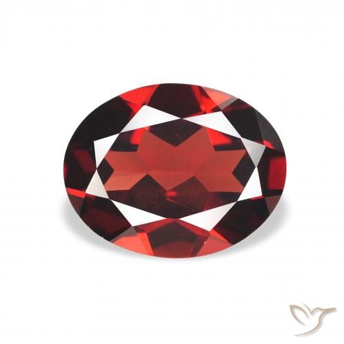 1.97ct Naturale Rosso Sangue Profondo Granato Almandino, Ovale, VS