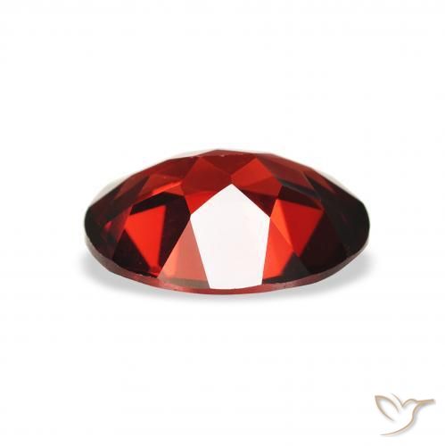 Granato Almandino Rosso Sangue Profondo naturale da 1.97 ct, Ovale, VS