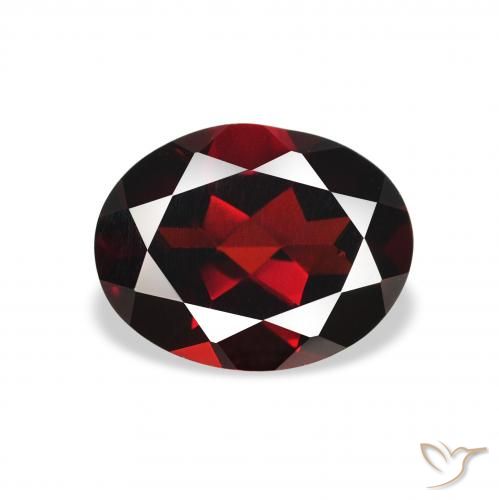 1.99ct Naturale Rosso Sangue Profondo Granato Almandino, Ovale, VS