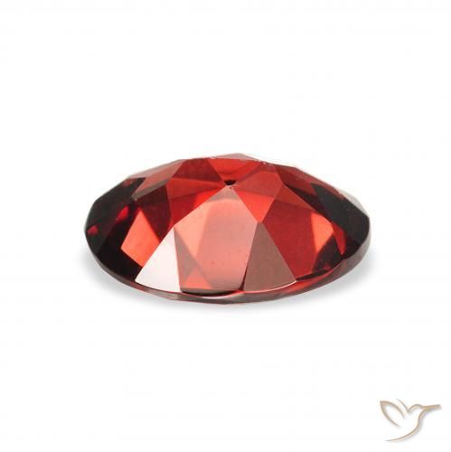 Granato Almandino Rosso scuro naturale da 1.86 ct, Ovale, VS
