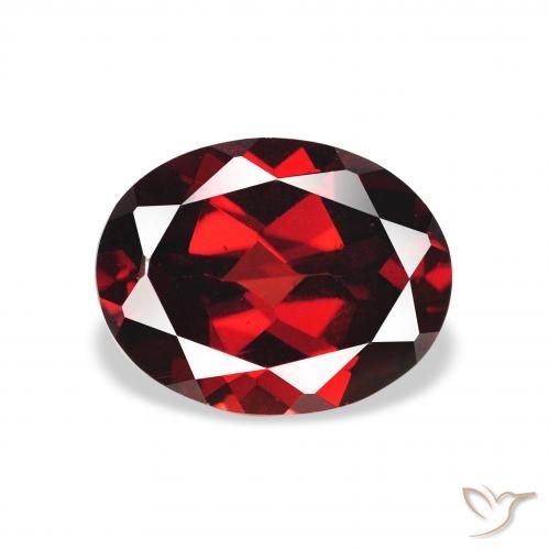 2.30ct Naturale Rosso scuro Granato Almandino, Ovale, VS