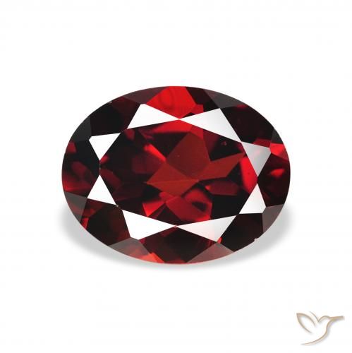 2.46ct Naturale Rosso scuro Granato Almandino, Ovale, VS